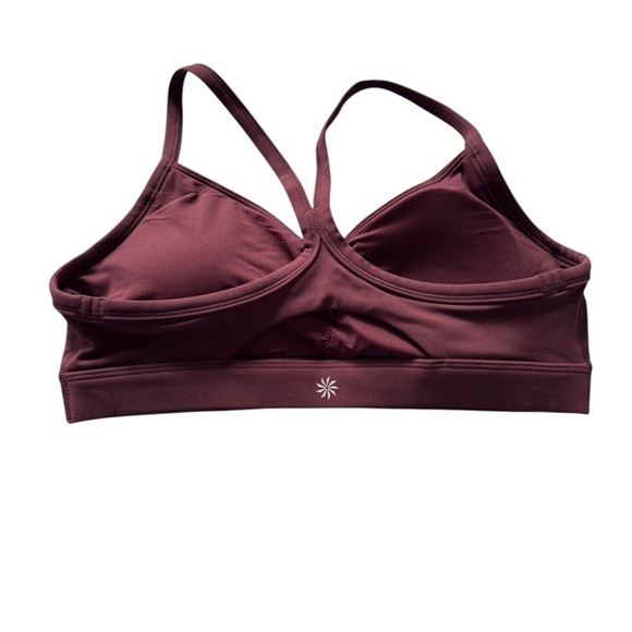 Athleta Vital Bra A-C NWT MEDIUM Spiced Cabernet - Picture 7 of 7